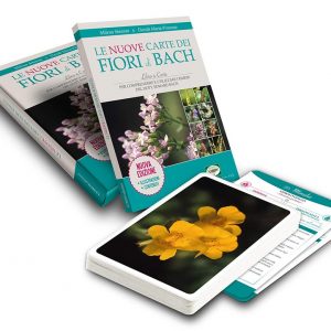 libro con carte dei fiori di Bach