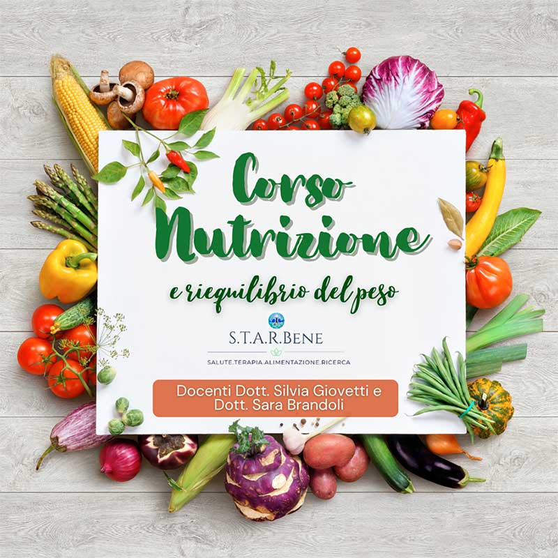 Corso di nutrizione consapevole e riequilibrio del peso