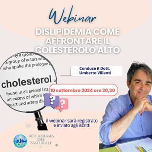 Webinar dislipidemia: come affrontare il colesterolo alto