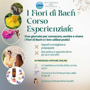 Corso esperienziale fiori di Bach
