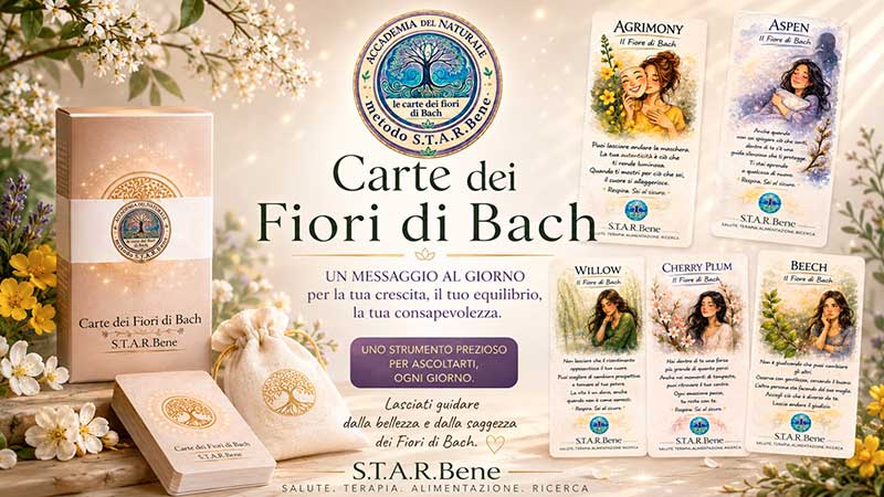 Carte dei fiori di Bach di Accademia del Naturale